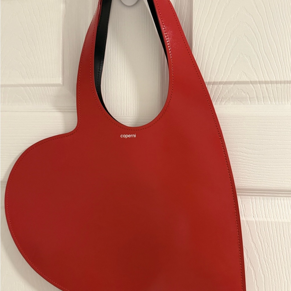 Coperni Red Heart-Shaped Women's Bag